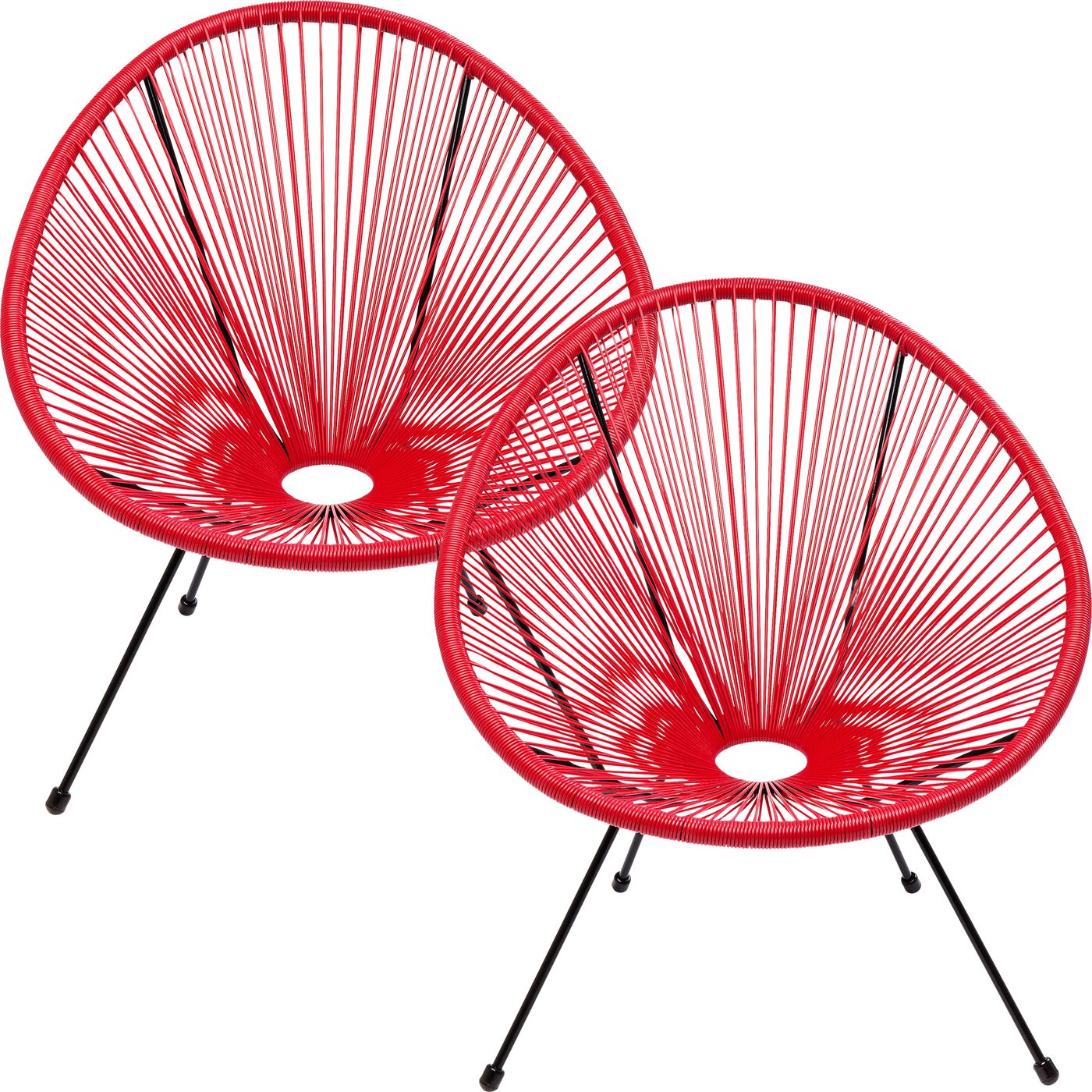 Sessel Set Acapulco 2tlg Cherry