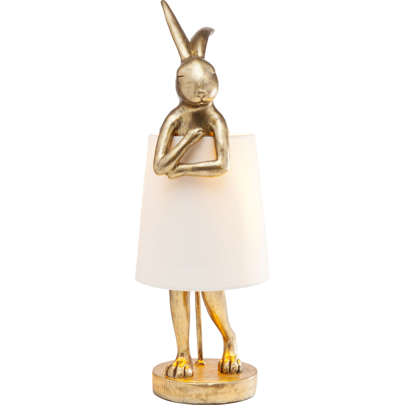 Tischleuchte Animal Rabbit Gold 68cm