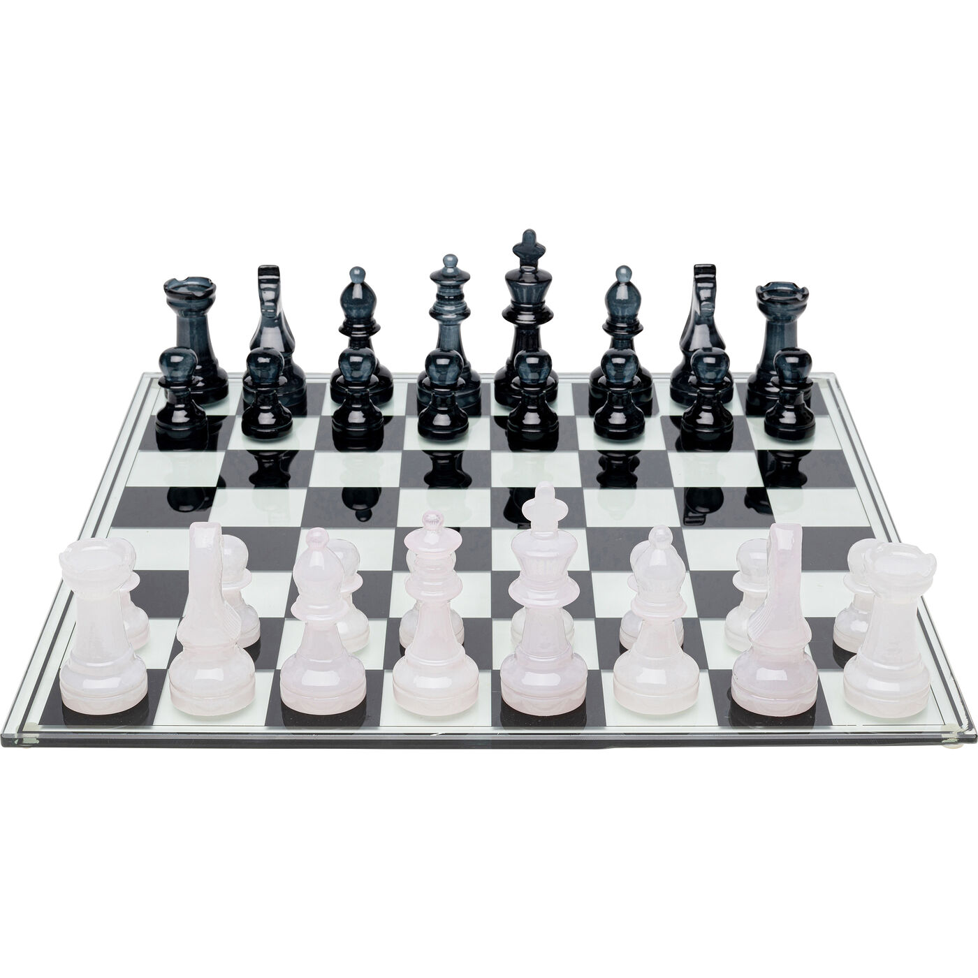 Deko Objekt Chess Transparent 60x60cm