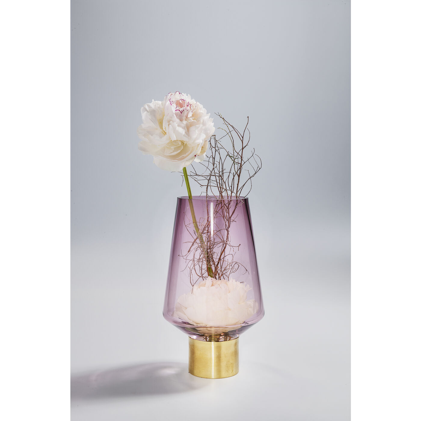 Vase Noble Ring Lila 26cm