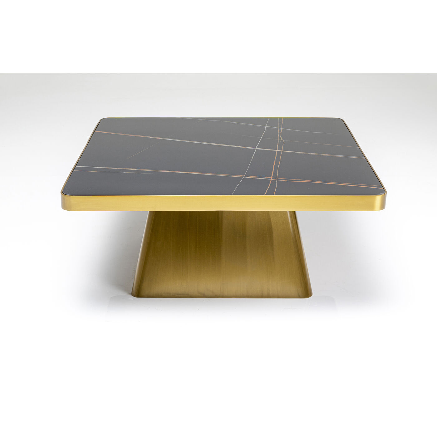 Couchtisch Miler Gold 80x80cm