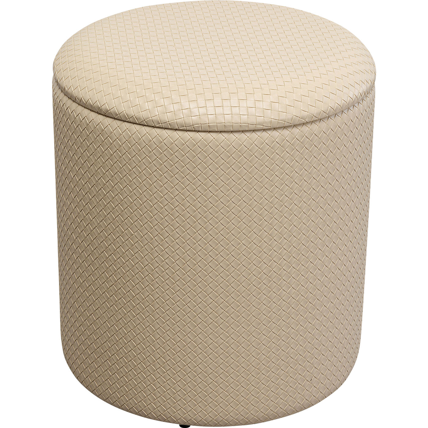 Hocker Venezia Storage Creme Ø40cm