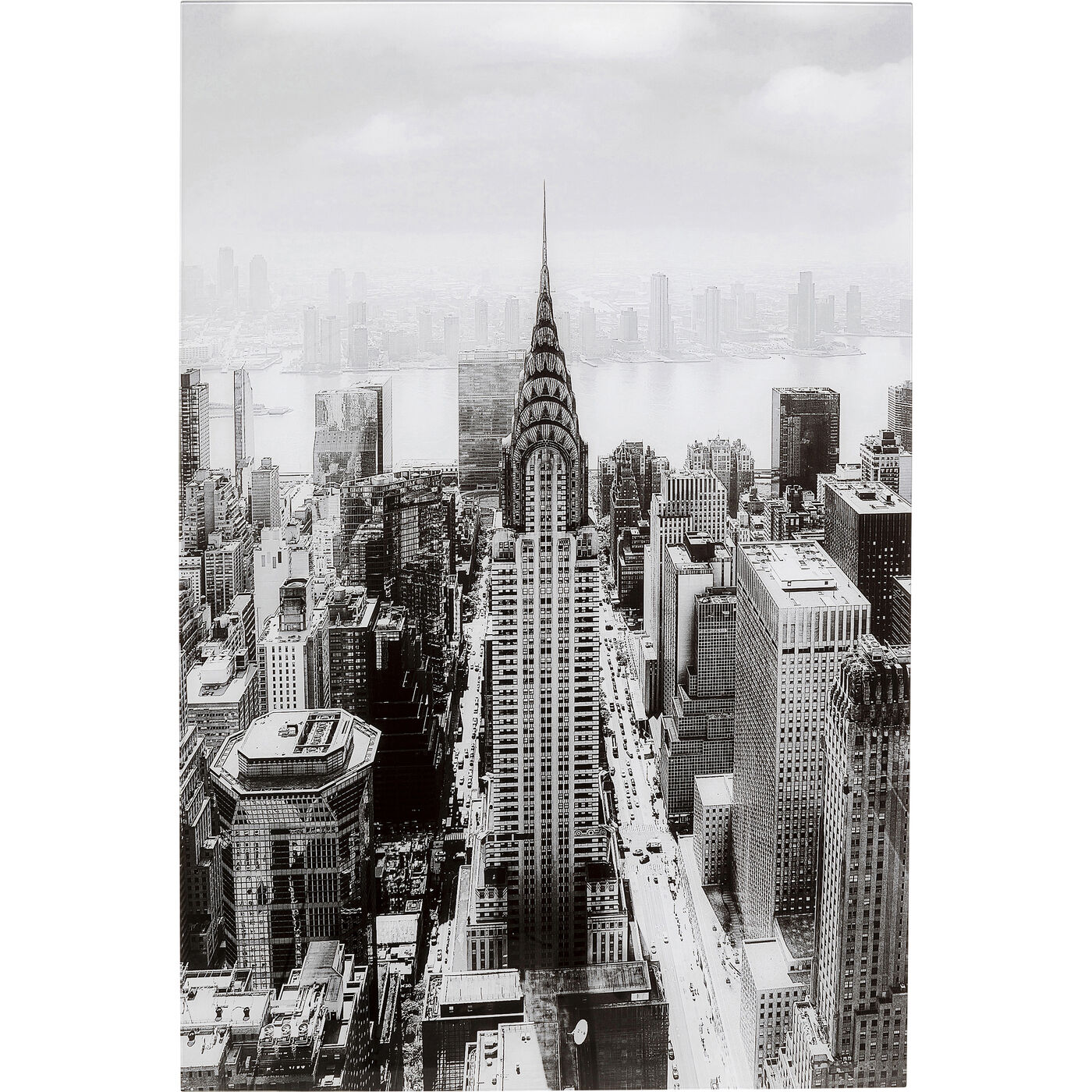 Bild Glas Manhattan View 120x80cm