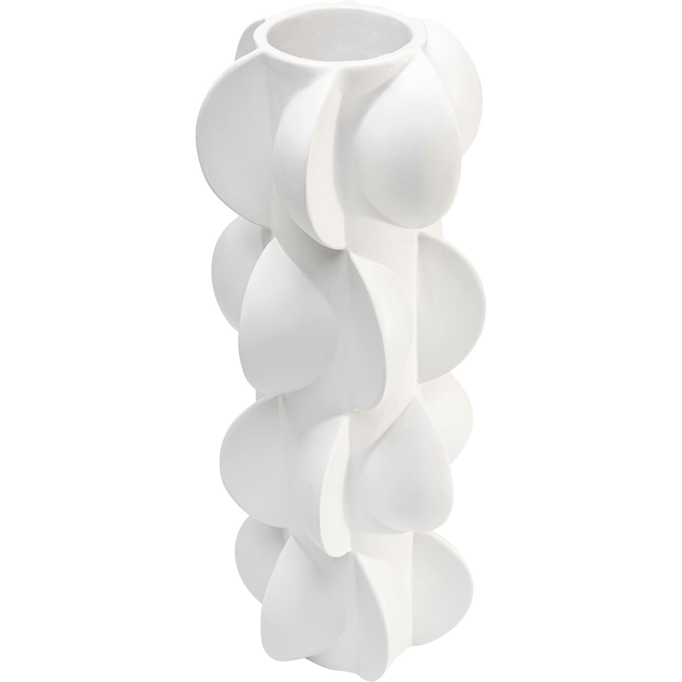 Vase Viento Weiß 35cm