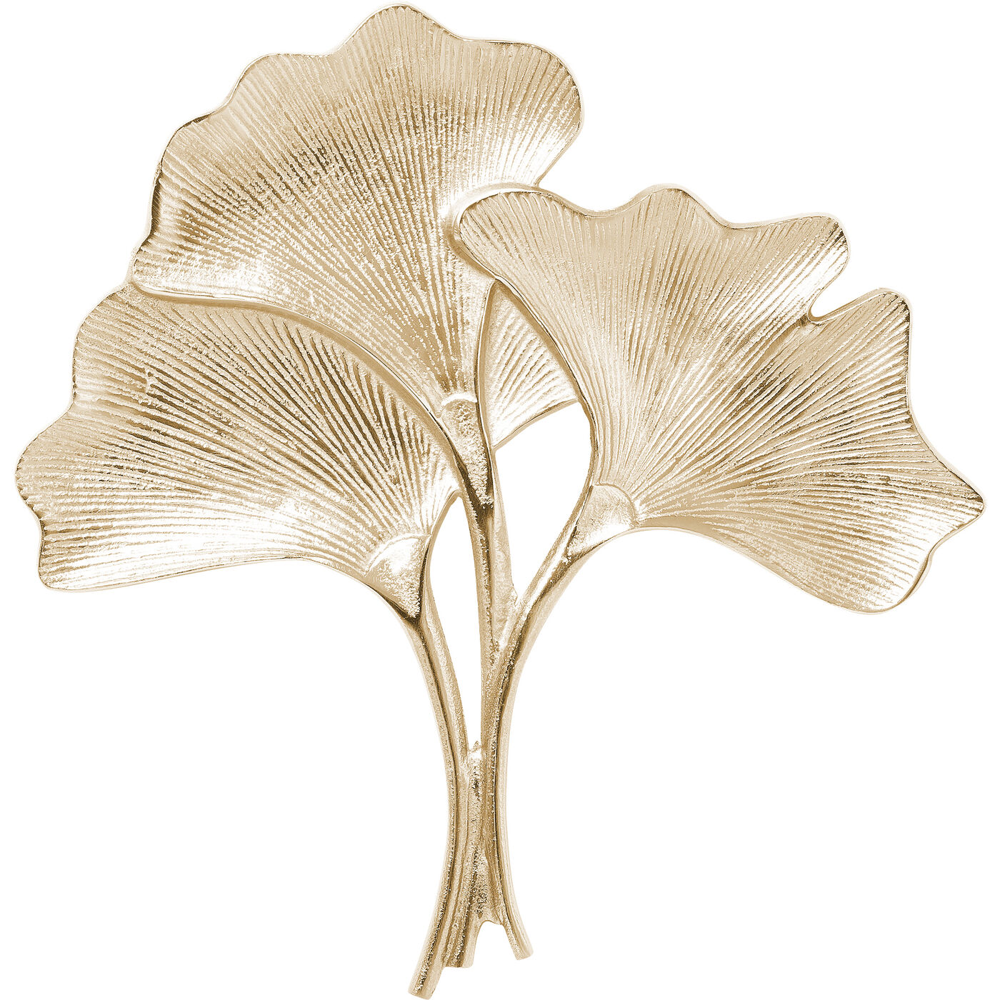 Wandschmuck Ginkgo Gold Klein