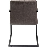 Cantilever Armchair Thamos Brown