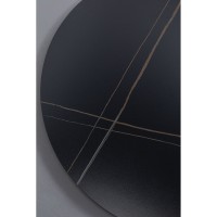 Table Top Invitation Round Ceramic Black Ø90cm