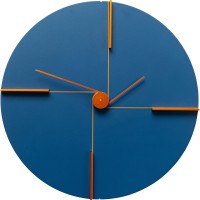 Horloge murale Felice bleu Ø30cm