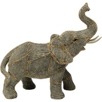 Figurine décorative Walking Elephant Pearls 24cm