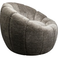 Fauteuil pivotant Fiori gris