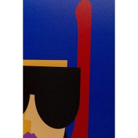 Gerahmtes Bild Party Girl 60x90cm