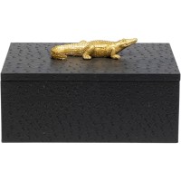 Box Crocodile Schwarz (2/Set)