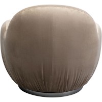 Swivel Armchair Nube Grey