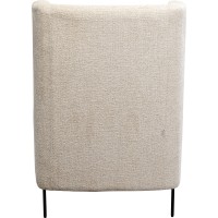 Sessel +Hocker Quinn High Beige