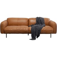 Canapé Calgary cuir marron clair 228cm