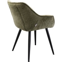 Chair with Armrest Thelma Melange Green