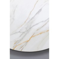 Invito tavolo rotondo ceramica Bianco Ø90cm