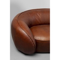 Recamière Wonder cuir marron 252cm