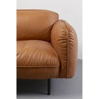 Sofa Calgary Smart Leather Light Brown 228cm