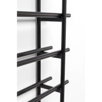 Wine Shelf Cape Town Black 45x136cm