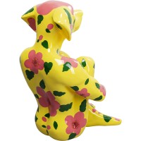 Figura decorativa Gangster Dog Giallo 80cm