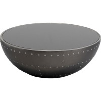 Coffee Table Lounge Black Graphit Ø83cm