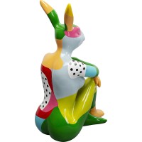 Figurine décorative Gangster Rabbit colore 80cm