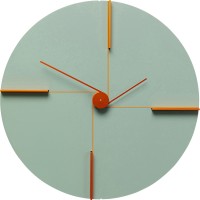 Horloge murale Felice vert Ø30cm