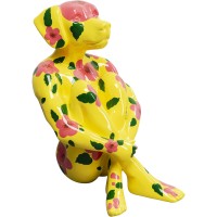 Deko Figur Gangster Dog Gelb 80cm