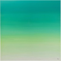 Immagine su tela Tendenza verde 120x120cm