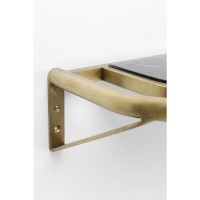 Wall Rack Treviso Gold 120x10cm