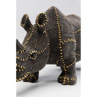 Figura decorativa Rhino Rivets Pearls 26cm