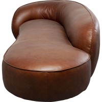 Recamière Wonder cuir marron 252cm