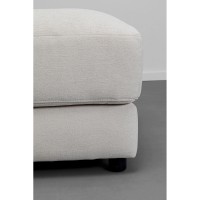 Pouf gauche mini Palermo crème