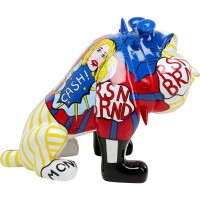 Deko Figur Graffiti Dog 110cm