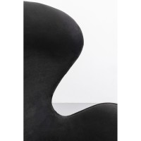 Poltrona girevole Lounge Black Grafite