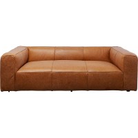 Sofa Cubetto Smart Leder Hellbraun 220cm