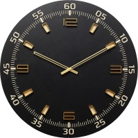 Orologio da parete Milk Bar Nero Ø60cm