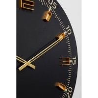 Horloge murale Milk Bar noir Ø60cm