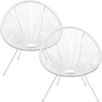 Armchair Acapulco 2/Set Mono White