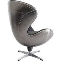 Fauteuil pivotant Lounge noir Grafite