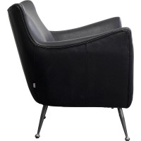 Armchair Goldfinger Smart Leather Black