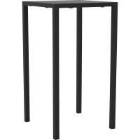 Table bar Twist Quatris noir 60x60cm