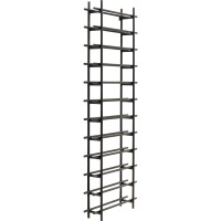 Wine Shelf Cape Town Black 45x136cm