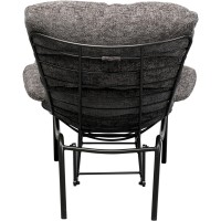 Fauteuil + tabouret Vienna Swing gris