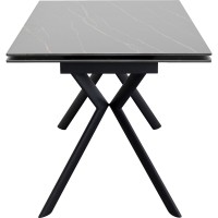 Extension Table Xenia Black 140(+30+30)x80cm