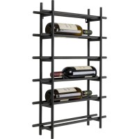 Wine Shelf Cape Town Black 45x68cm