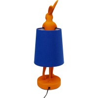 Table Lamp Animal Rabbit Orange/Blue 50cm