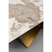 Extension Table Connesso Brass 200(+60)x100cm