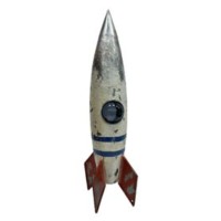 Figurine décorative Robot Rocket 73cm